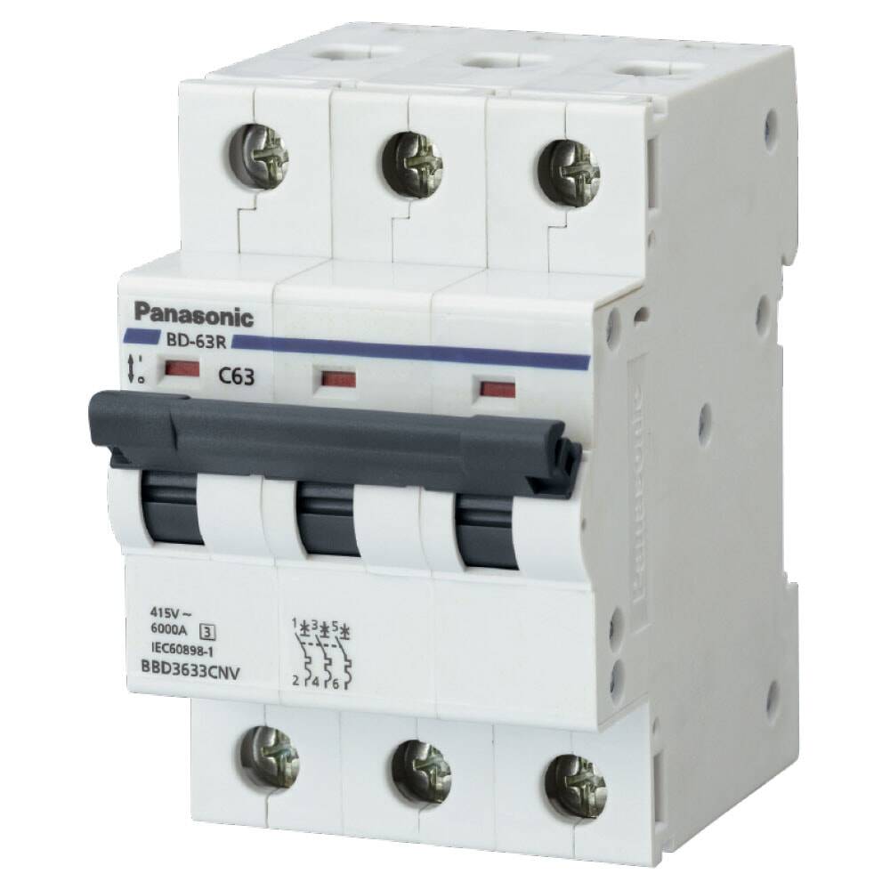 Cầu dao tự động MCB 3P 6kA Panasonic