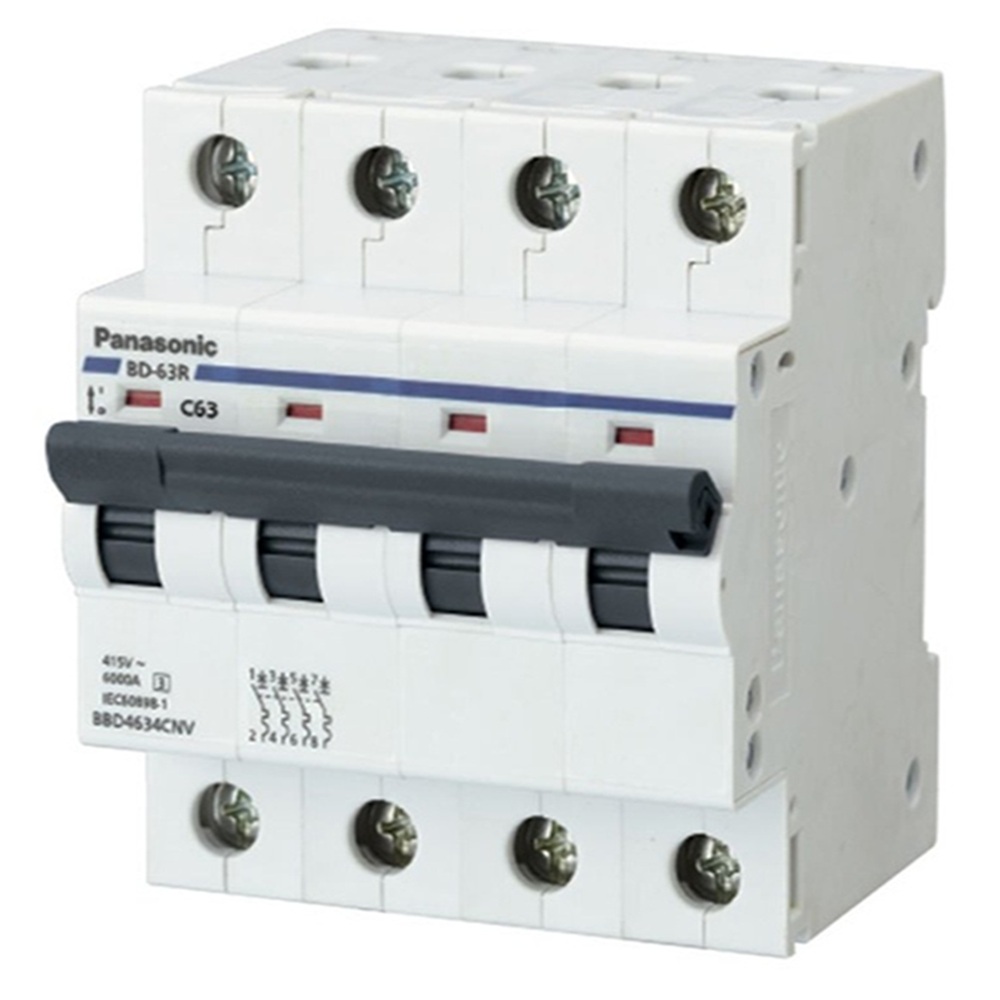 Cầu dao tự động MCB 4P 6kA Panasonic
