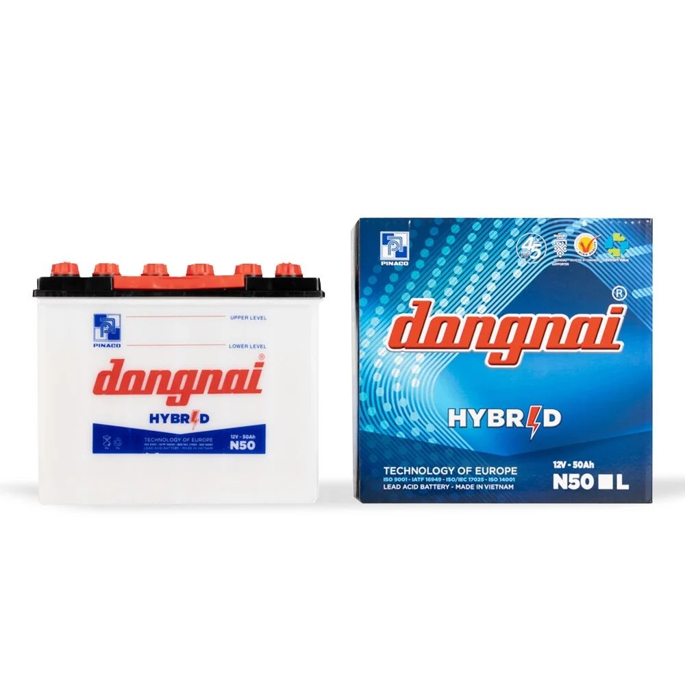 Bình Ắc quy Hybrid Đồng Nai N50 (12V - 50Ah)