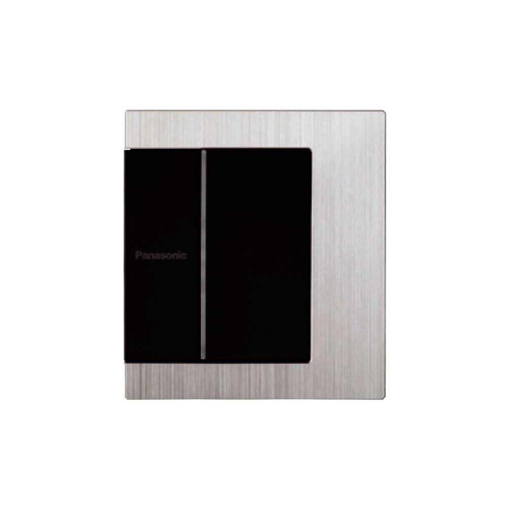 Bộ 1 công tắc C dạng vuông, có đèn báo, 2 chiều (dòng gen-x WTFBP51552S‑1‑G)